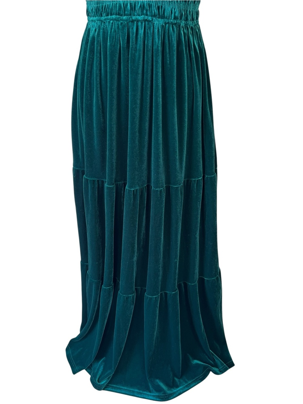Baltic Born Artemis Velvet Maxi Dress in Emerald Green - Picture 4 of 10